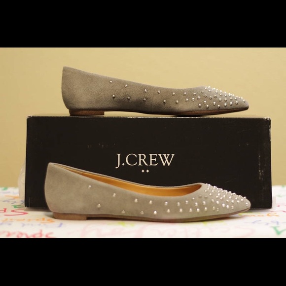 J.Crew Factory Studded Amelia Flats