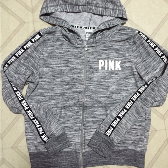 VS Pink Zippered Hoodie