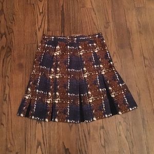 Tory Burch mid length pleated skirt