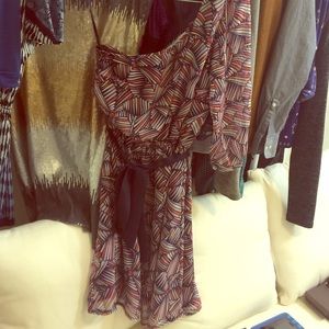 Off the shoulder tribal dress