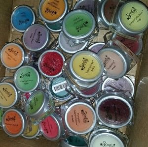 Box of scentsy wax testers different fragrances