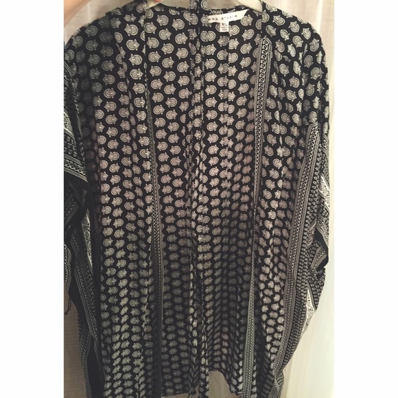 Black & White Kimono