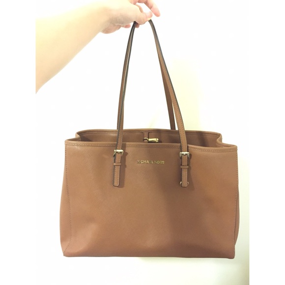 Michael Kors Jet Set Travel Luggage Leather Tote