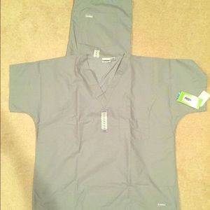 Light Grey Reversible Scrub Set