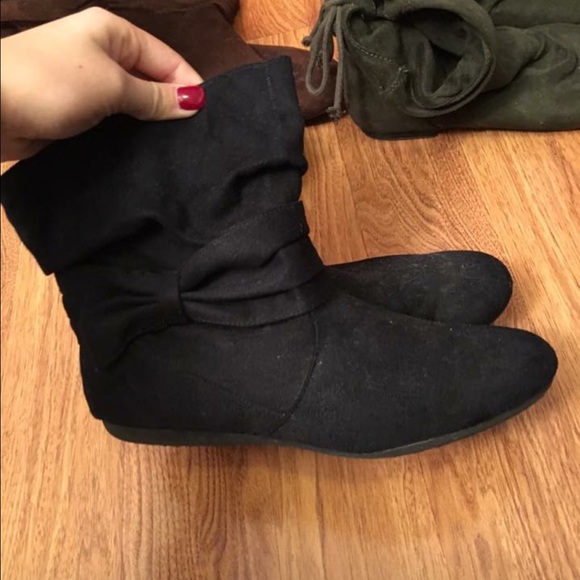 Black booties