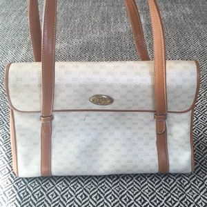 Authentic Vintage Gucci Monogram Designer Handbag