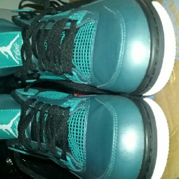 Teal 4s Jordans