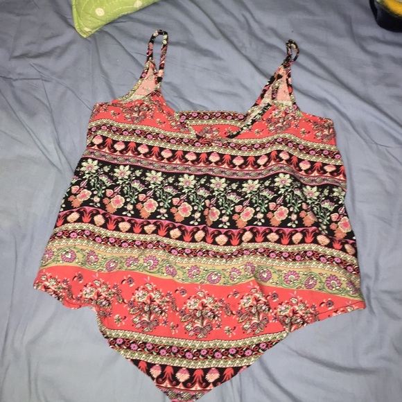 Tribal spaghetti strap shirt