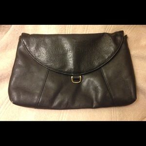 Black Clutch w/ Gold Detailing