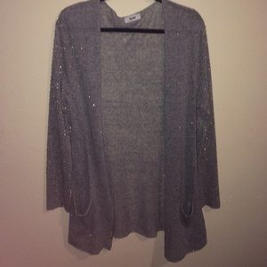 Gray cardigan from Acne