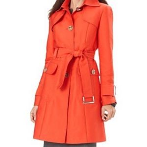 Kenneth Cole - Coral trench coat!