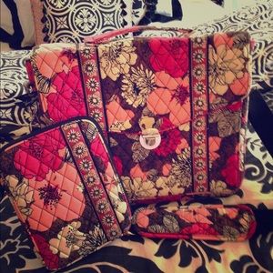 Authentic Vera Bradley Laptop Case & Mini Case