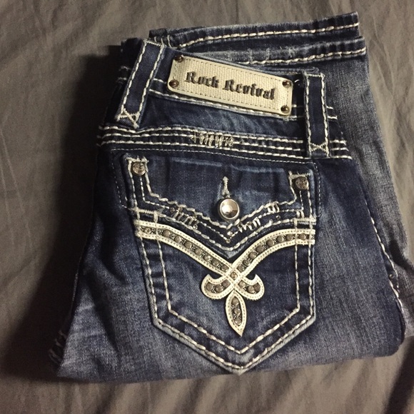 RARE sparkly Rock Revival jeans