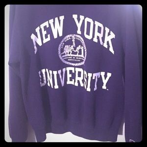 NYU crew neck sweatshirt