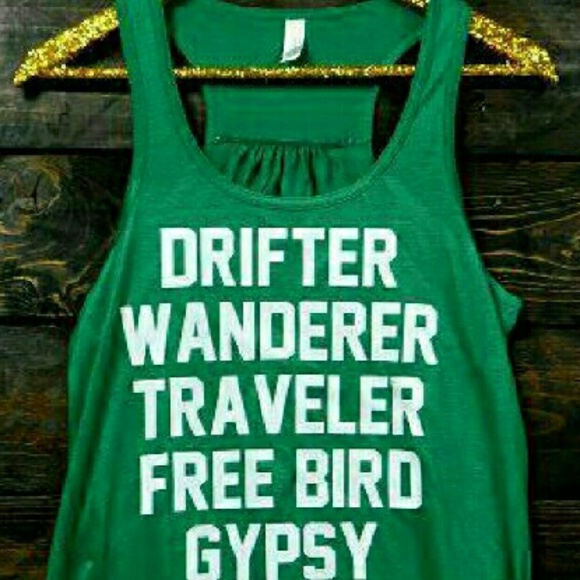 Drifter Wanderer Traveler Gyspy Tank Top - Picture 3 of 5