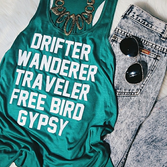 Tops - Drifter Wanderer Traveler Gyspy Tank Top