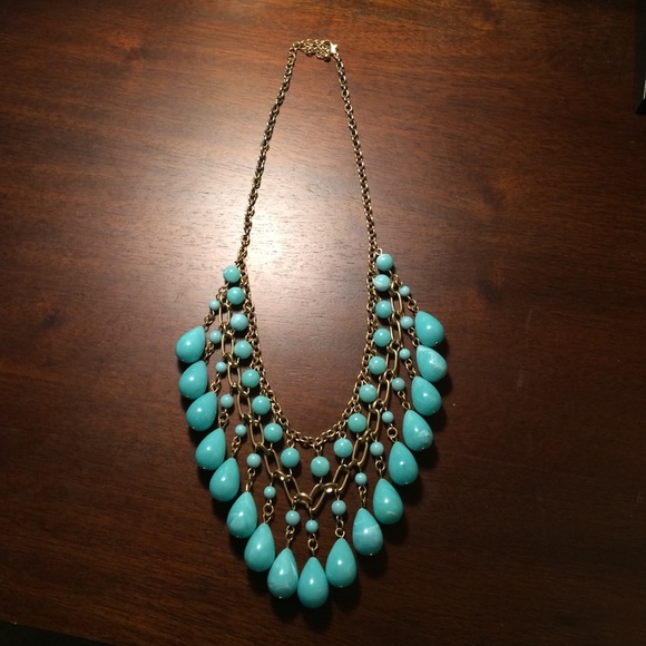 Turquoise statement necklace