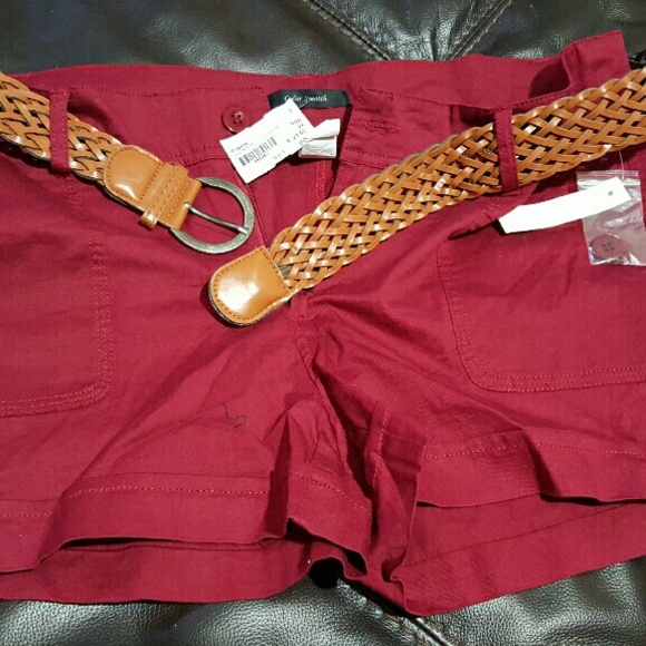 Maroon shorts