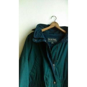 Rare Vintage Dark Teal + Dark Blue Parka