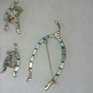 Wisebone Earring/Broach set