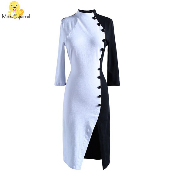 Small color block dress,