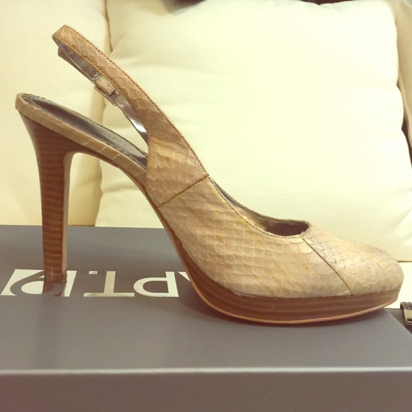 Snakeskin high heels by Alfani