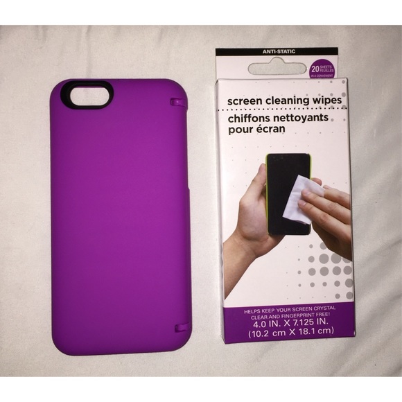 eyn iPhone 6 case & Screen Cleaning Wipes
