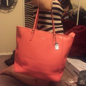 COACH City NorthWest Saffiano Tote Bag
