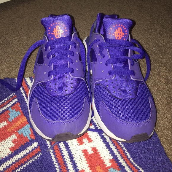 Nike Huarache Purple Orange Nike Huarache Purple Orange