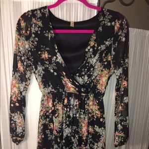 Flower Pattern Dress
