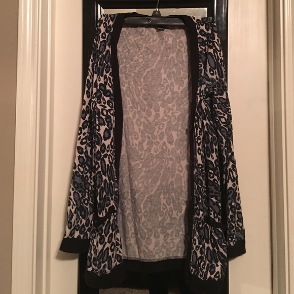 Cheetah long cardigan