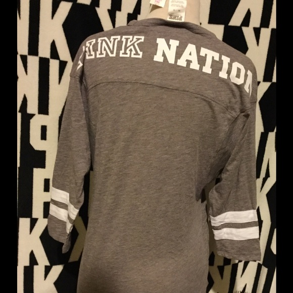 Victoria Secret pink Nation crew neck size XS