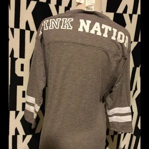 Victoria Secret pink Nation crew neck size XS