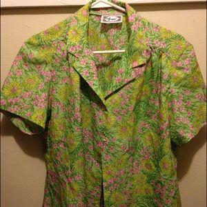 Hawaiian button down shirt