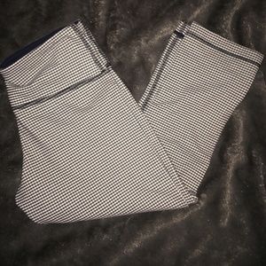 Lulu Crops NAVY AND WHITE