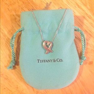 Tiffany & co. Paloma Picasso heart necklace