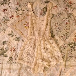 lace romper EVERYTHING MUST GO
