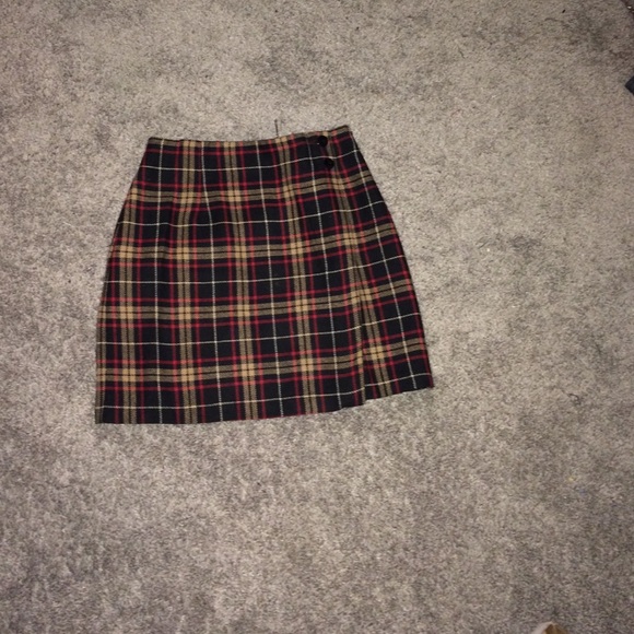 Plaid Miniskirt