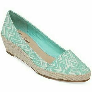 Lucky brand mint green flats