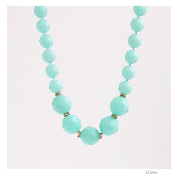 J. Crew Jewelry - J.Crew Blue Factory Wilma Bead Necklace