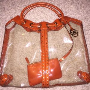 RARE EXCLUSIVE Michael Kors handbag!!! transparent