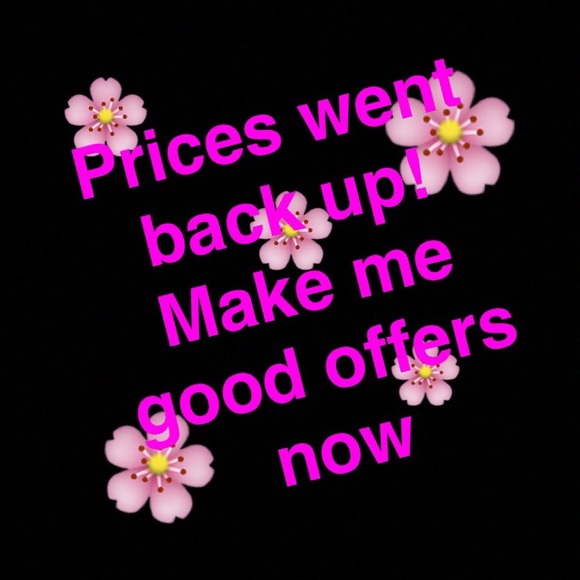 ⬆️Prices went back up....⬆️