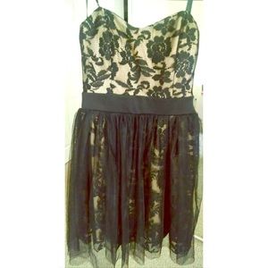 Finn & Clover Dresses - Finn & Clover floral lace strapless corset dress M Finn & Clover Dresses - Finn & Clover floral lace strapless corset dress M