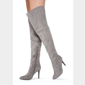 Aliz Over the Knee grey boots New✨