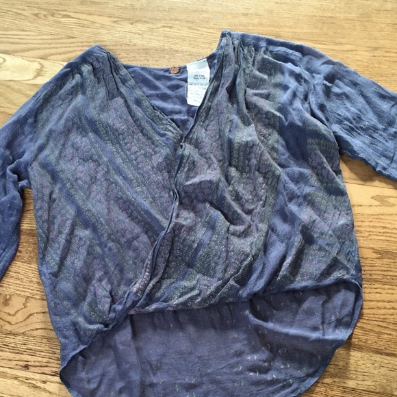 Free People crossover blouse