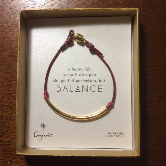 Dogeared Balance Tube Bracelet