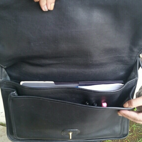 AUTHENTIC Vintage Coach Briefcase Attache Case - Picture 2 of 4