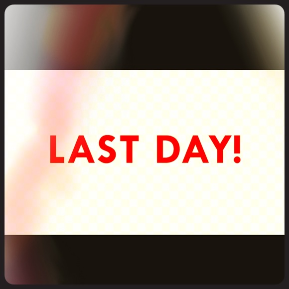 Last day for the sale