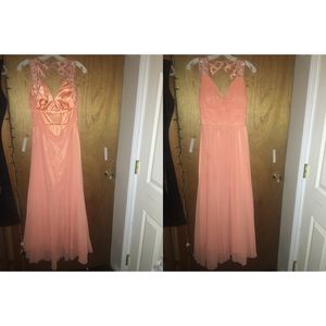 Peachy prom dress for sale!