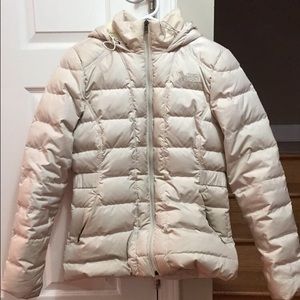 Down North Face coat with hood